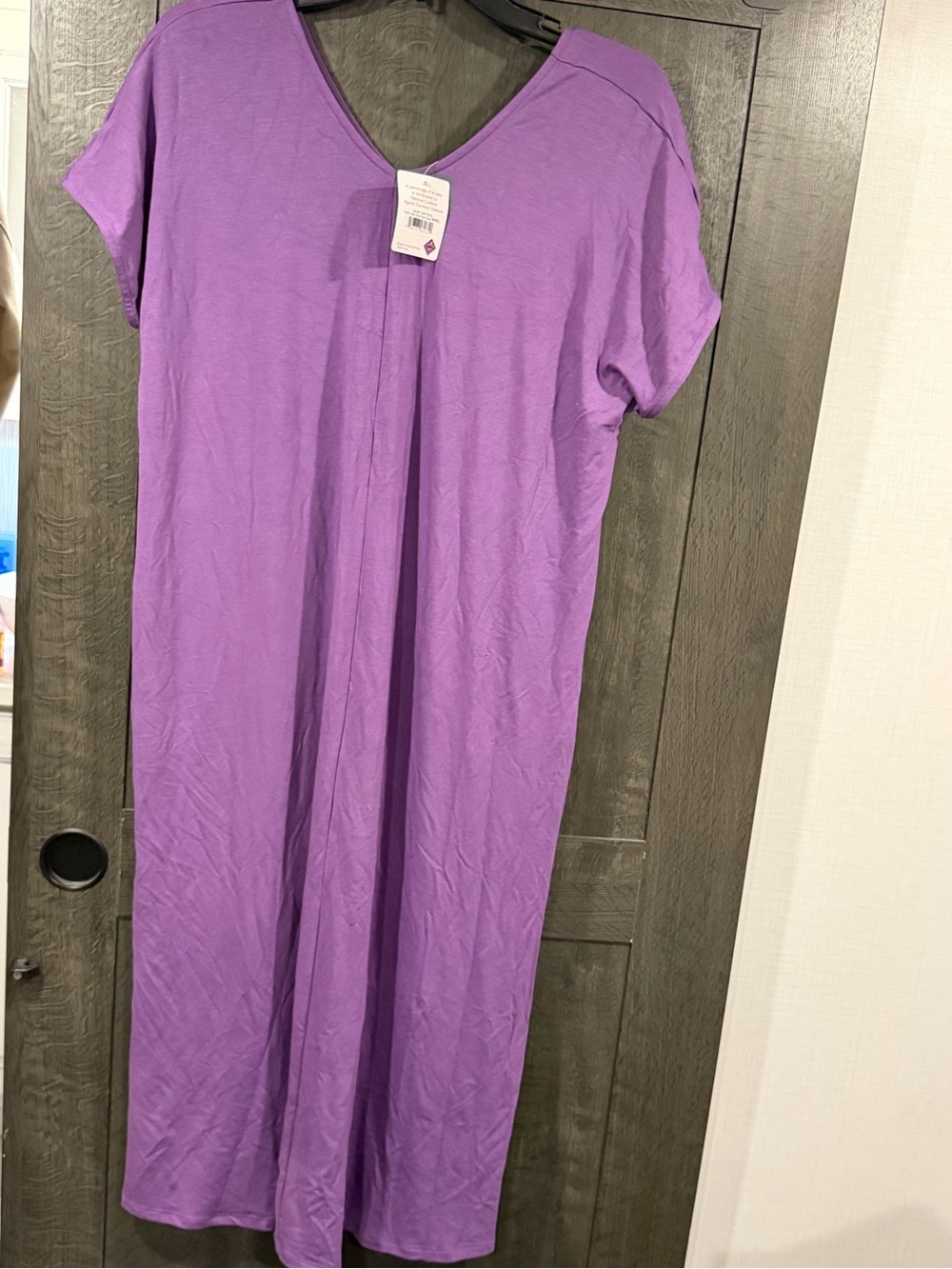 Mountain Khakis Purple V-Neck Tee